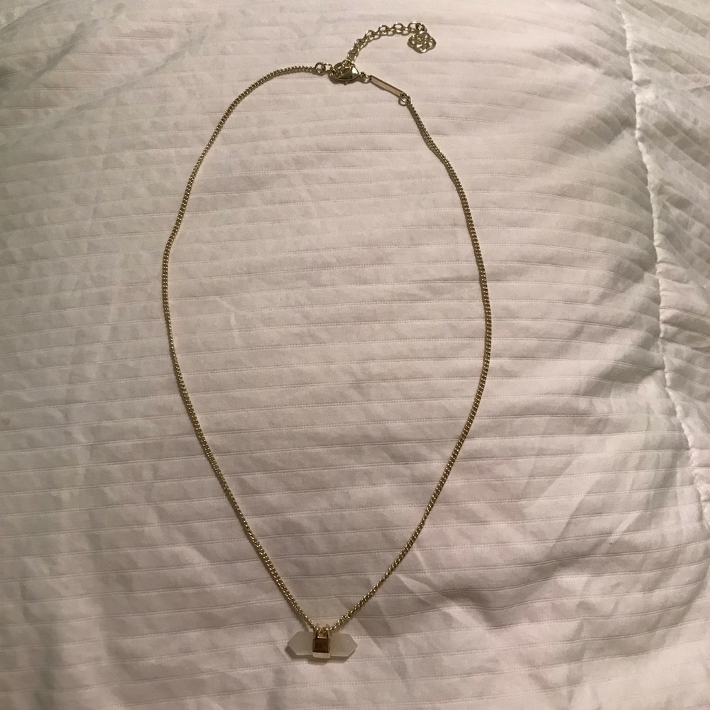 Kendra Scott necklace with crystal